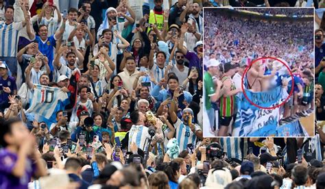 Qatar authorities didnt arrest two topless Argentina fans and